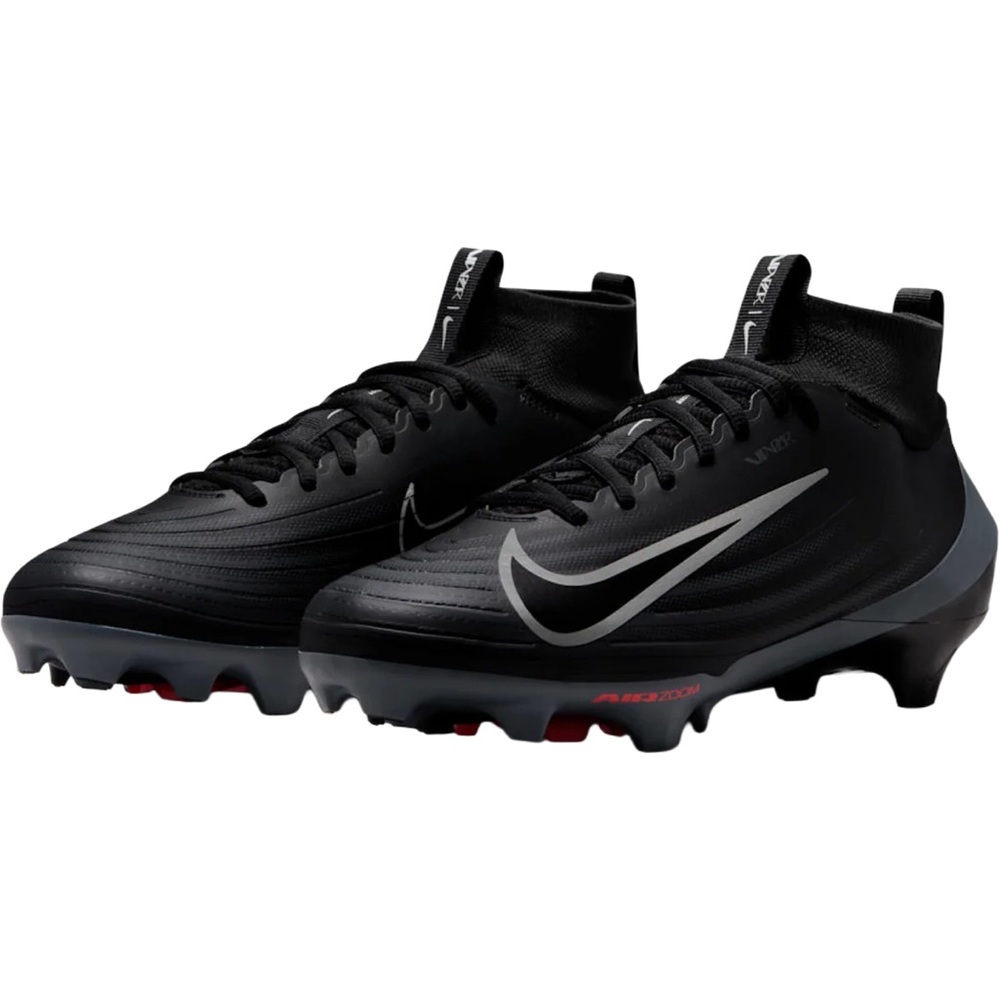 NIKE AIR ZOOM VAPOR PRO 1 BLACK/DARY GREY FOOTBALL CLEATS FB3298-002 SZ 14